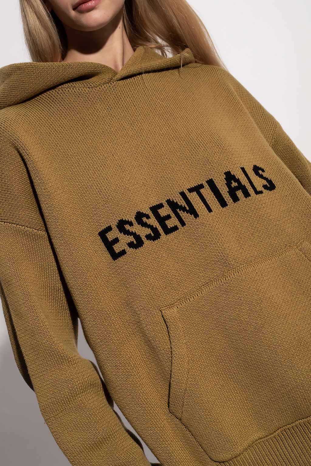 Green Hooded sweater Fear Of God Essentials - Vitkac GB